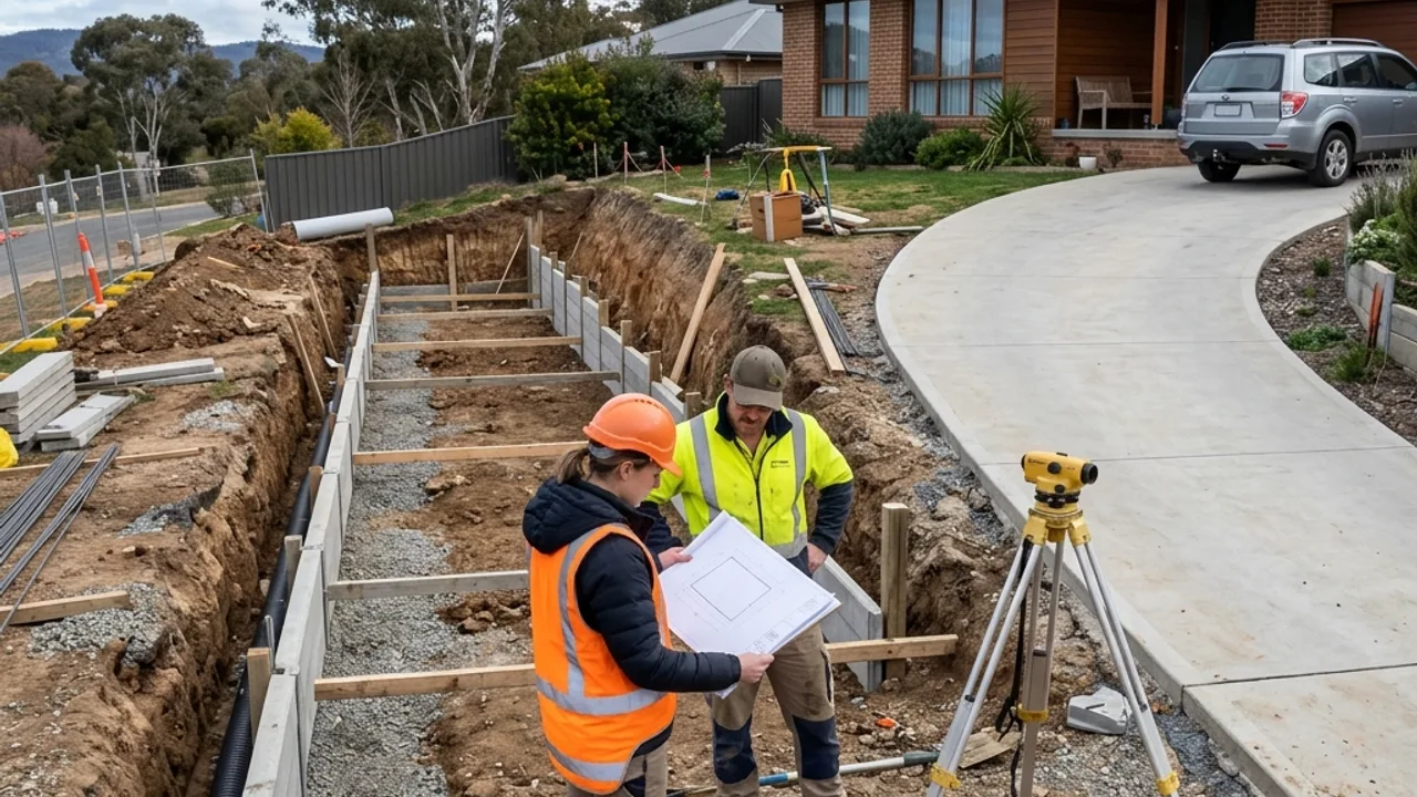 Engineered & Approval-Ready Retaining Walls detail on an Australian residential site